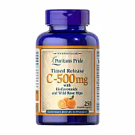 Vitamin C-500 mg with Rose Hips Time Release - 250 caps