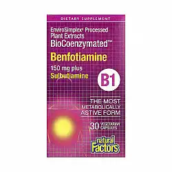 BioCoenzymated Benfotiamine - 30 caps