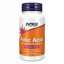 Folic Acid 800mcg - 250 tabs