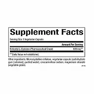 N-Acetyl-L-Cysteine Amino Acid 600mg - 60 vcaps