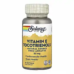 Vitamin E Tocotrienols, Annatto 50mg - 60 softgels (До 10.26)