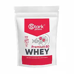 Whey 80 Premium - 500g Pure (Пошкоджена етикетка)