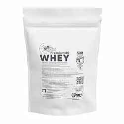 Whey 80 Premium - 500g Pure (Повреждена этикетка)