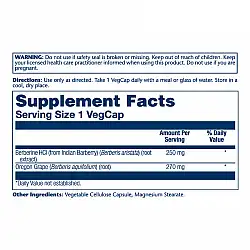 Berberine with Oregon Grape - 60 vcaps
