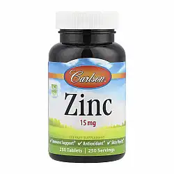 Zinc 15mg - 250 tabs