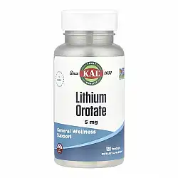 Lithium Orotate 5mg - 120 vcaps