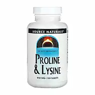 Proline & Lysine 550 mg - 120 tabs