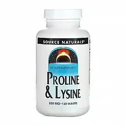 Proline & Lysine 550 mg - 120 tabs