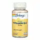 Solaray Vitamin D-2 25 mcg - 60 vcaps 2023-10-6764