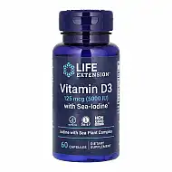 Vit D3 with Sea-Iodine™ 125 mcg (5000 IU) - 60 caps
