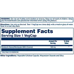 Monolaurin 500mg - 60 vcaps (До 10.26)