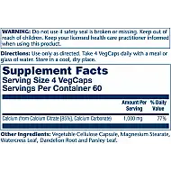Calcium Citrate 1000mg - 240 vcaps
