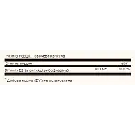 Vitamin B2 100mg (Riboflavin) - 100 Vcaps