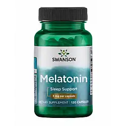 Melatonin 3 mg - 120 caps (Пошкоджена кришка)