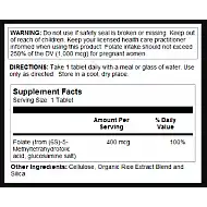Methyl Folate 400mcg - 90 tabs