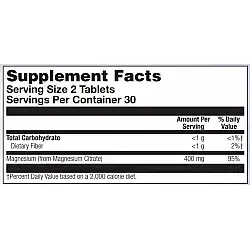 Magnesium Citrate 400mg - 60 tabs (Пошкоджена банка)