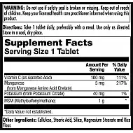 MSM 1000mg - 80 tabs