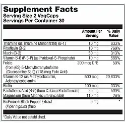 Stress B Magnesium Glycinate - 60 vcaps