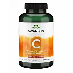 Vitamin C with Rose Hips 1000 mg - 90 caps