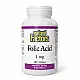 Natural Factors Folic Acid 1mg - 180 caps 2023-10-7437