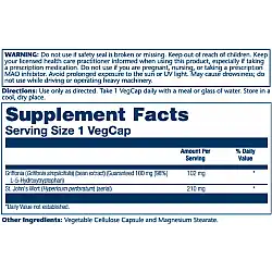 Guaranteed Potency 5-HTP + St. John's 100mg - 30 vcaps