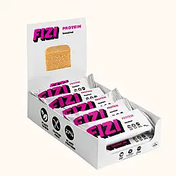 FIZI Protein Bar - 10х45g Hazelnut (Повреждена упаковка)