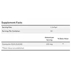 CoQ10 100mg - 50 sgels