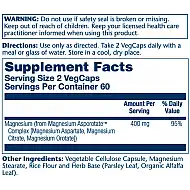 Magnesium Asporotate 400mg - 120 vcaps