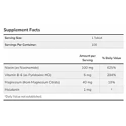 Melatonin 1 mg - 100 tabs