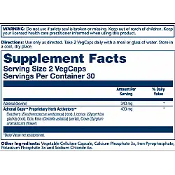 Adrenal 170mg - 60 vcaps