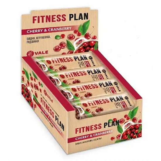 Monsters Fitness Plan Muesli Bar - 30x30g Cherry Cranberry 100-23-2169198-20