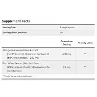 Resveratrol 200 mg - 60 vcaps