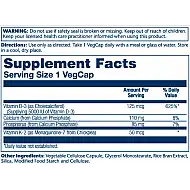 Vitamin D-3 & K-2 - 120 vcaps