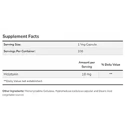 Melatonin 10 mg - 100 vcaps