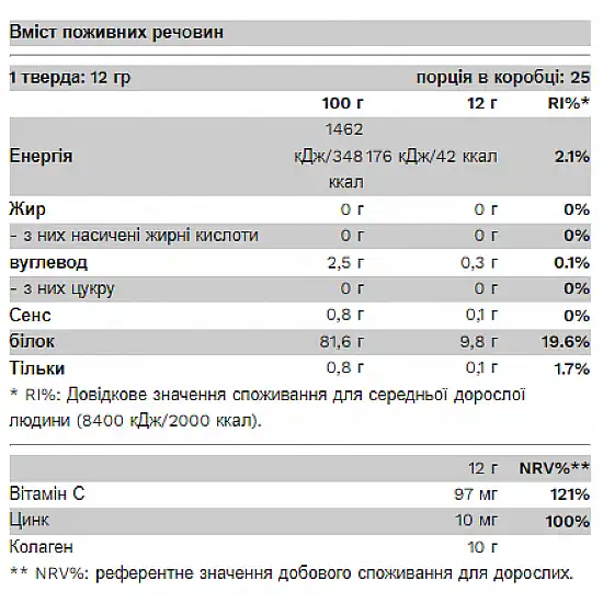 Pure Gold Collagen - 300g Mango (Повреждена упаковка) 2024-11-0057