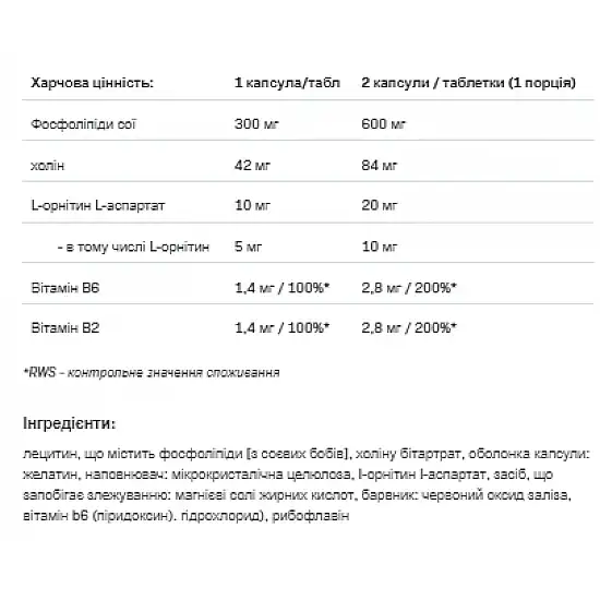 Allnutrition Livsupport - 60caps 100-56-4090181-20