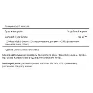 Ginkgo Biloba Standardized Extract 120mg - 100caps