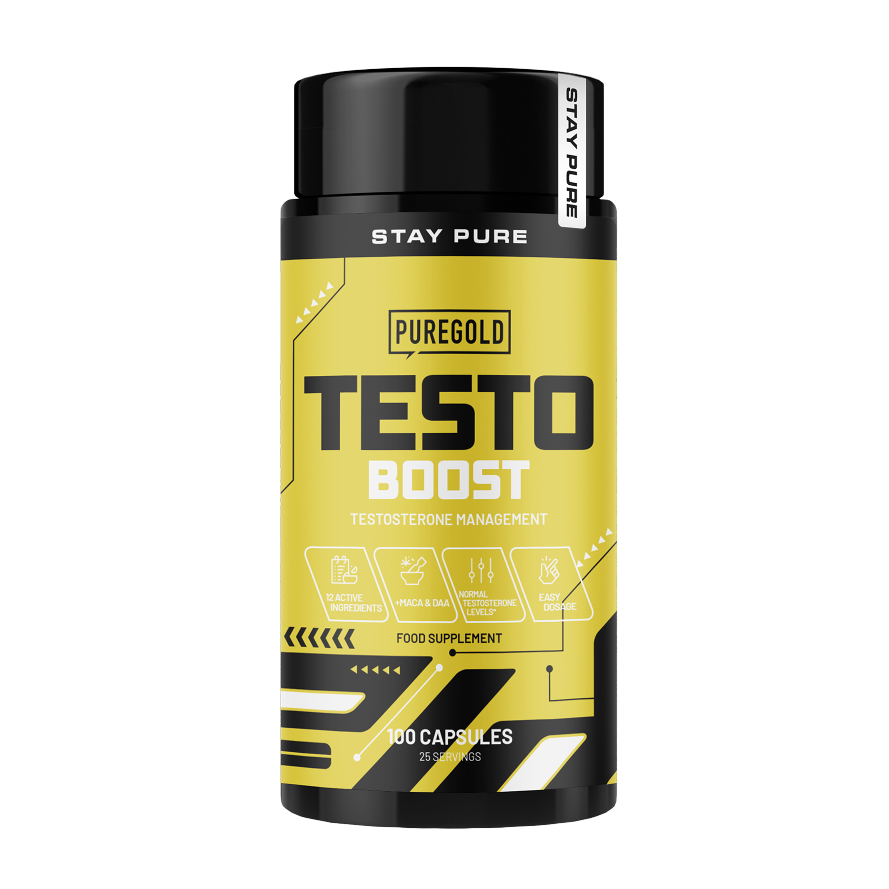 Pure Gold Testo Boost - 100 caps 2023-10-5638