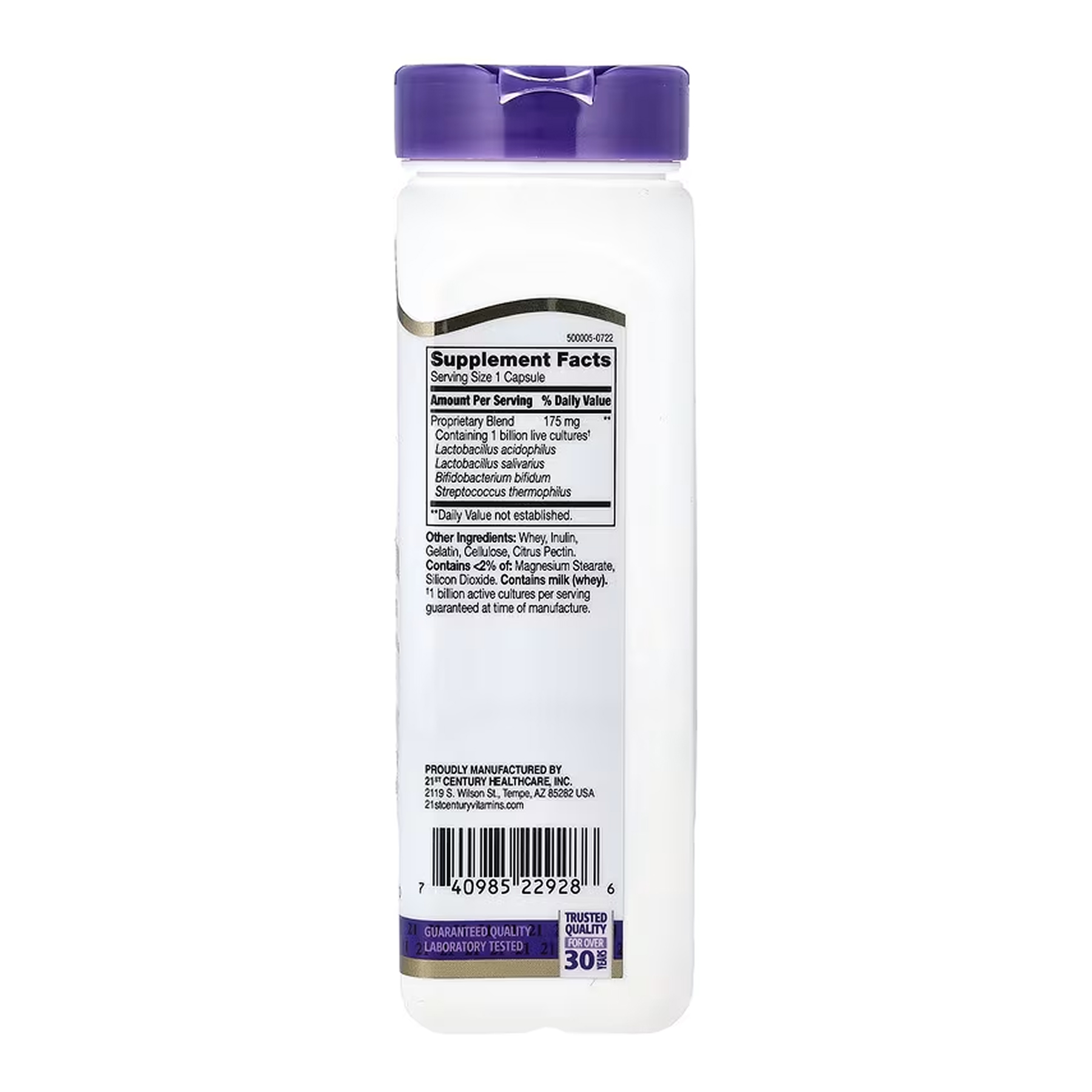 21st Century Acidophilus Probiotic Blend - 150 caps 2023-10-7084
