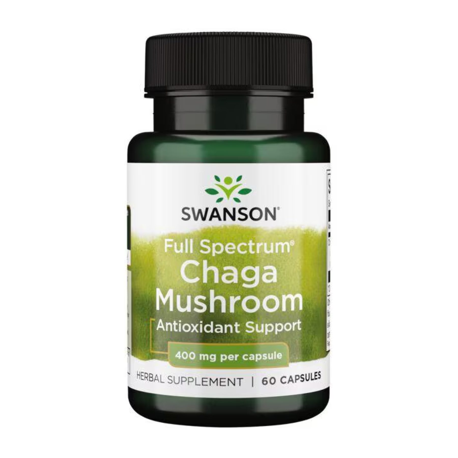 Swanson Full Spectrum Chaga Mushroom 400 mg - 60 caps 100-57-8938105-20