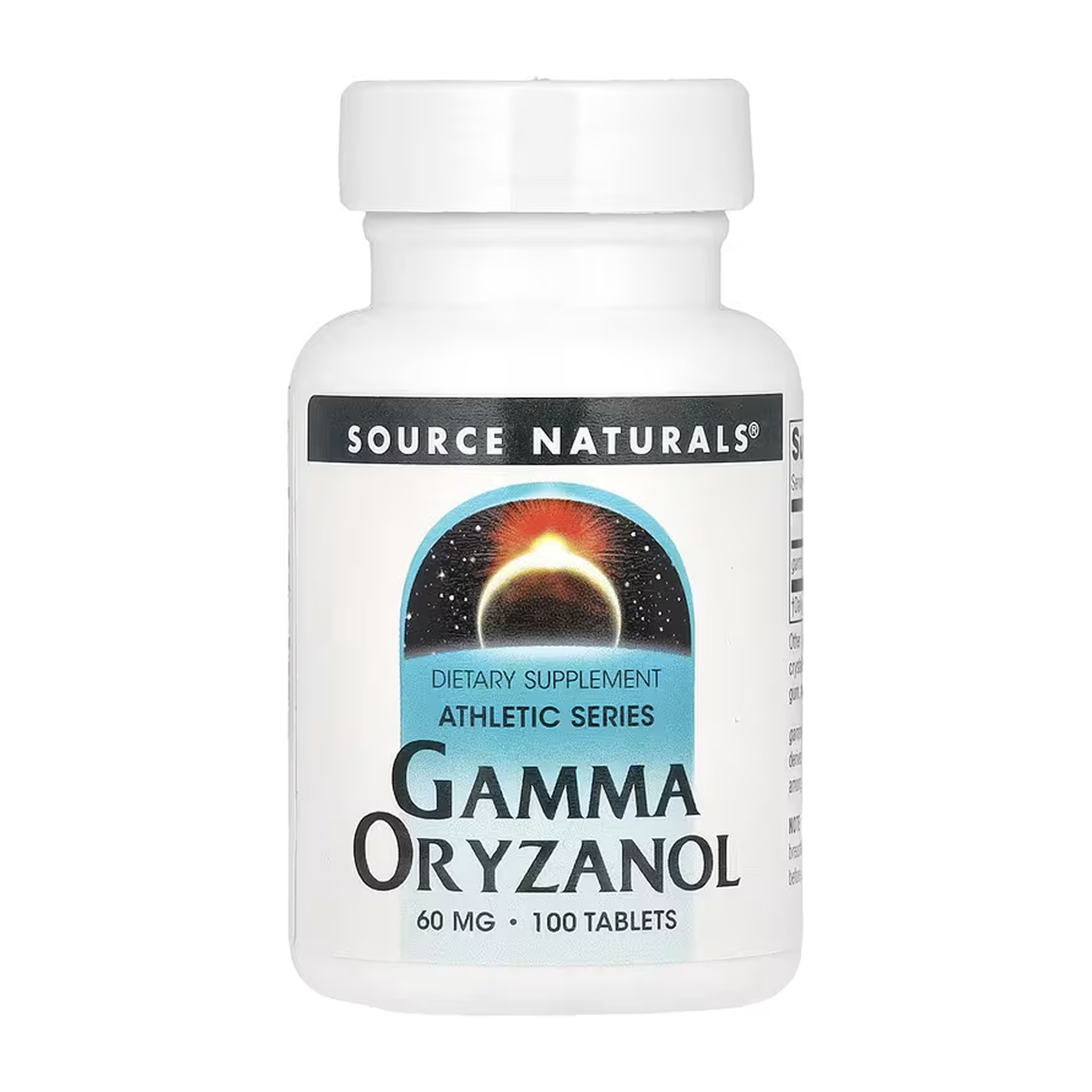 Source Naturals Gamma Oryzanol 60 mg - 100 tabs 2023-10-6480