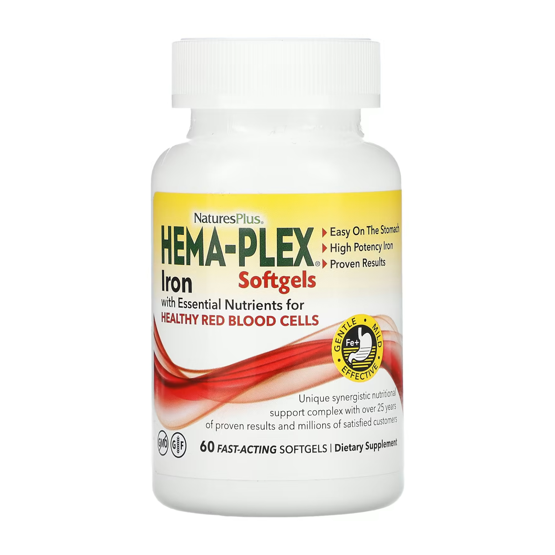 Nature's Plus Hema-Plex - 60 softgels 2023-10-3461