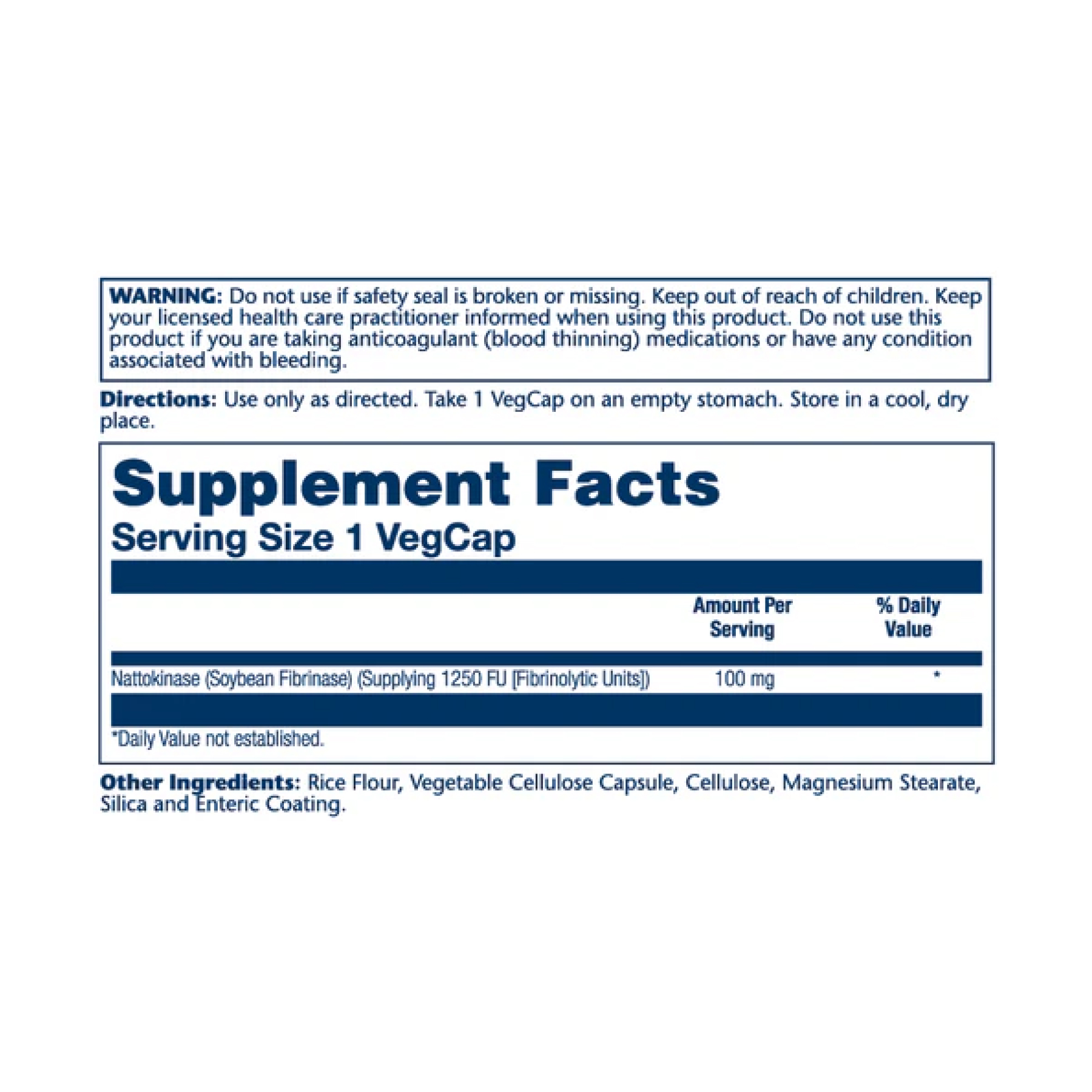 Solaray Nattokinase 100mg - 30 vcaps 2023-10-2403