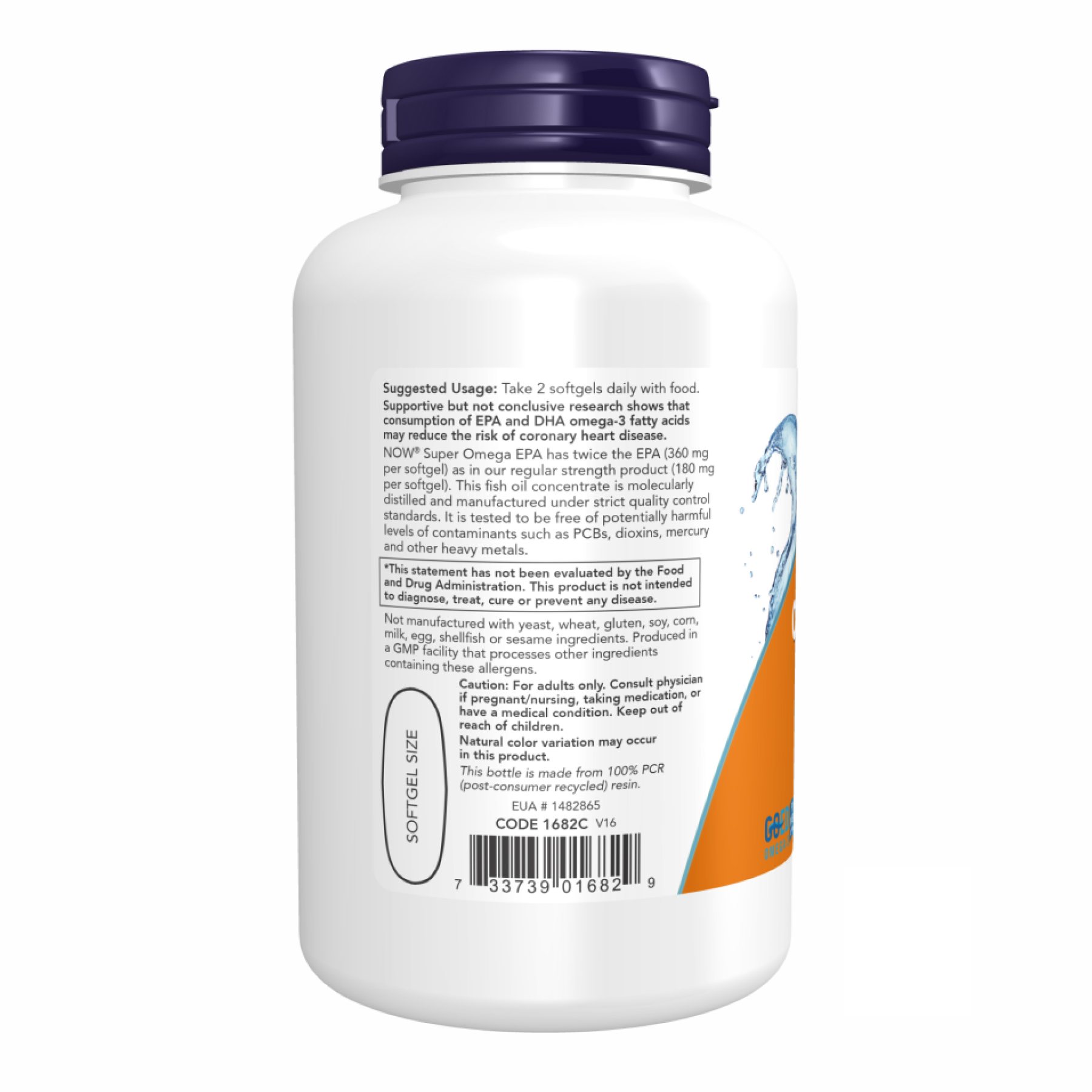 Now Foods Super Omega EPA 1200mg 360/240 - 120 sgels 2022-10-0060