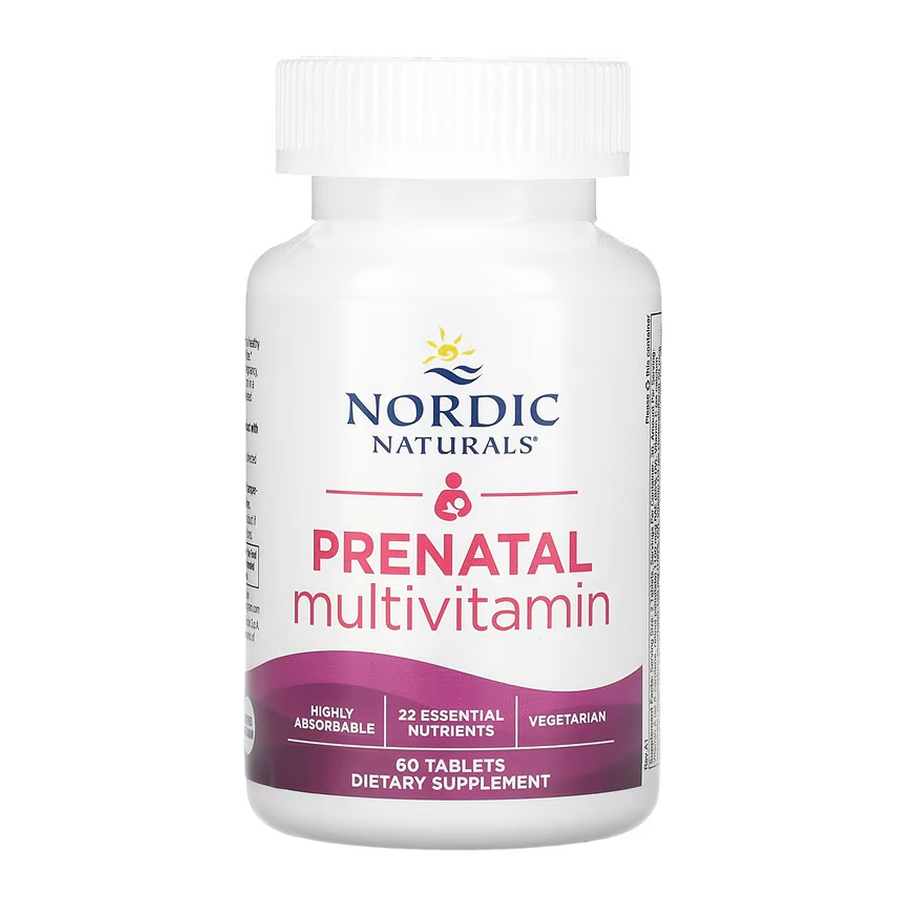 Nordic Naturals Prenatal Multivitamin - 60 tabs 2023-10-5981