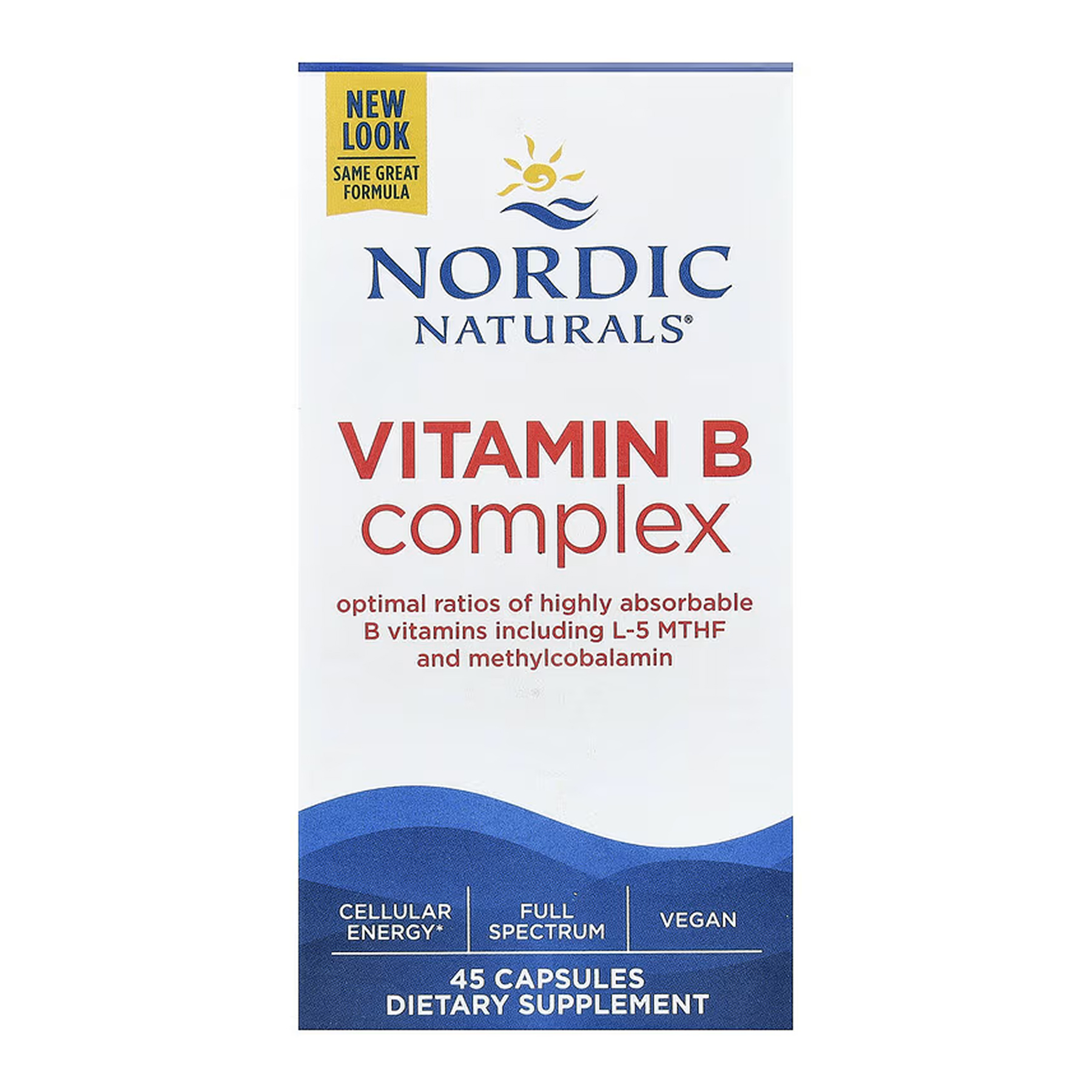 Nordic Naturals Vitamin B Complex - 45 caps 2023-10-7859