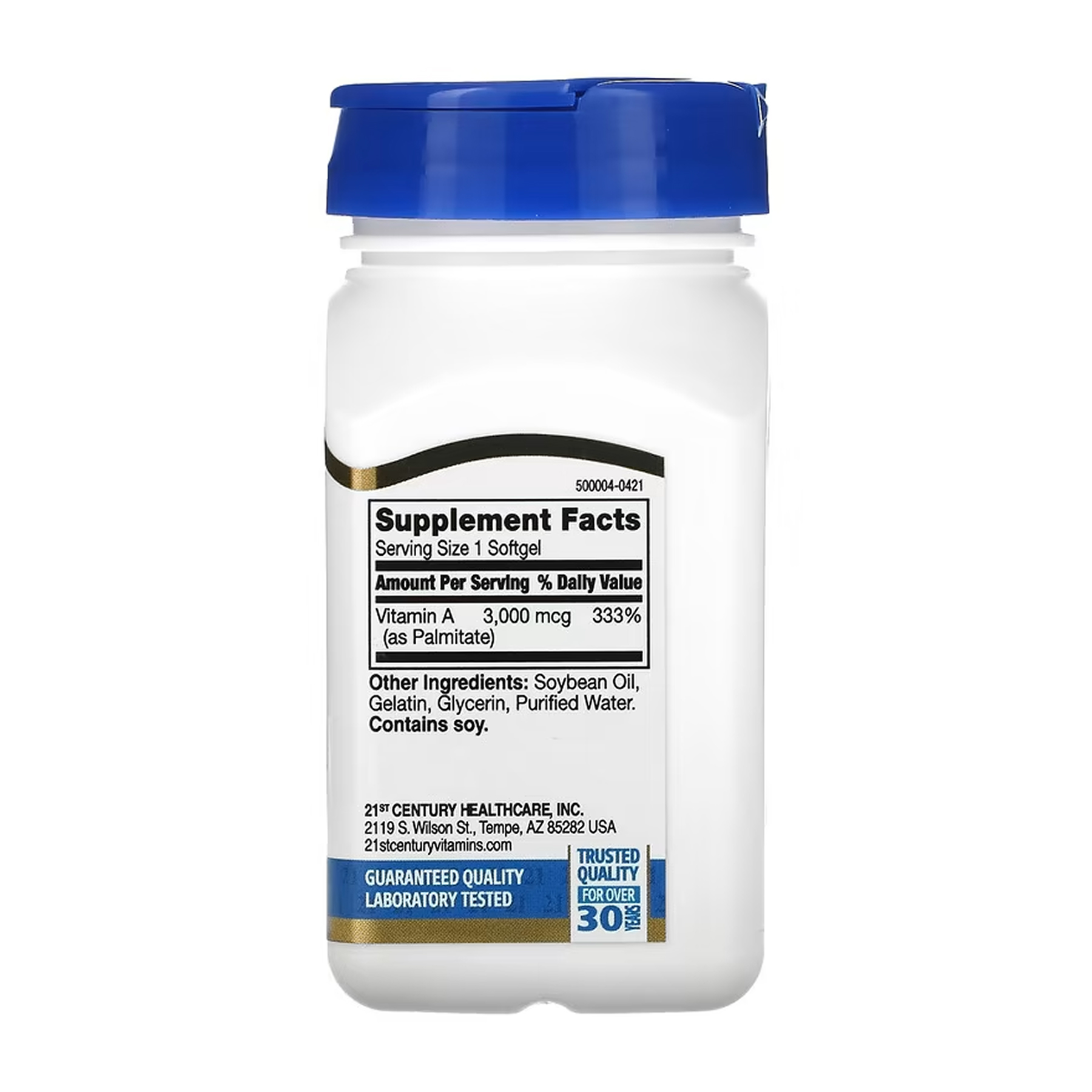 21st Century A 3000 mcg (10,000 IU) - 110 softgels 2023-10-7041