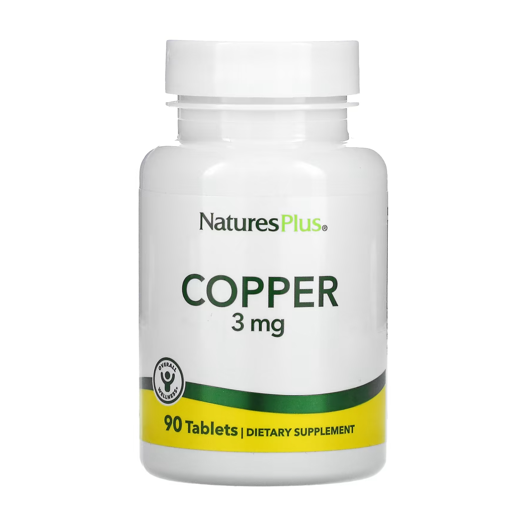 Nature's Plus Copper 3 mg - 90 tabs 2023-10-2362