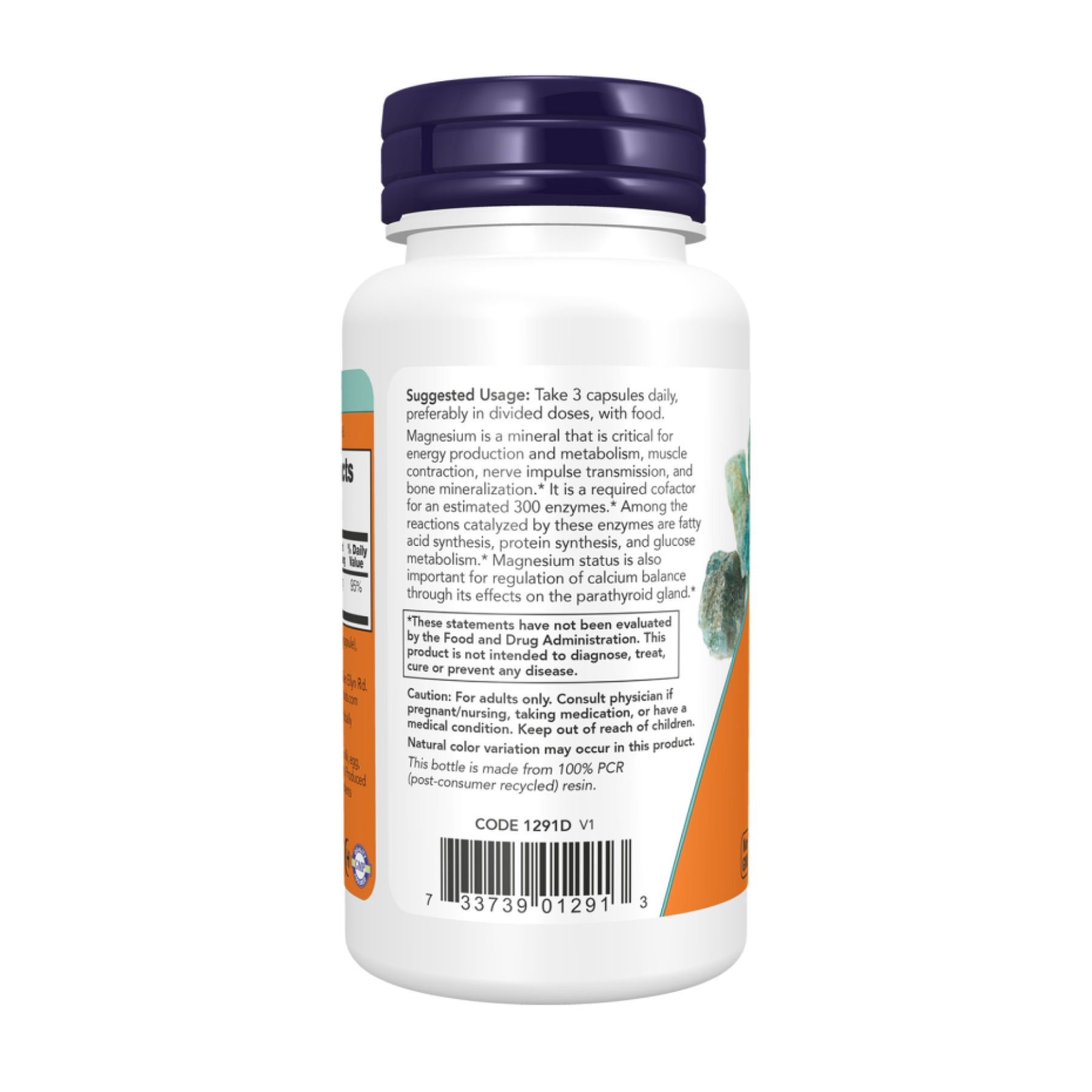 Now Foods Magnesium Citrate - 60 vcaps 2023-10-5100
