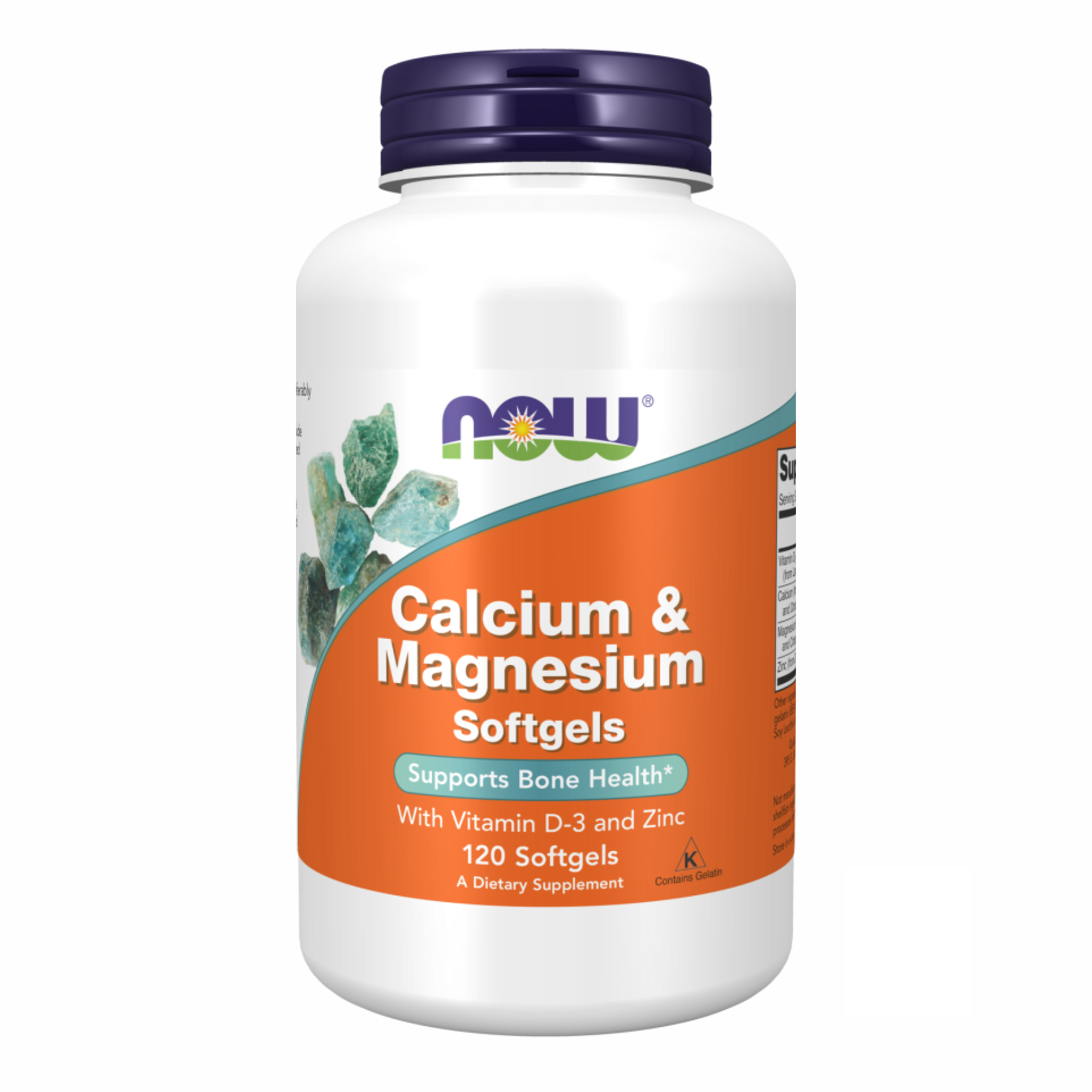 Now Foods CAL-MAG + D - 120 sgels 2022-10-0021